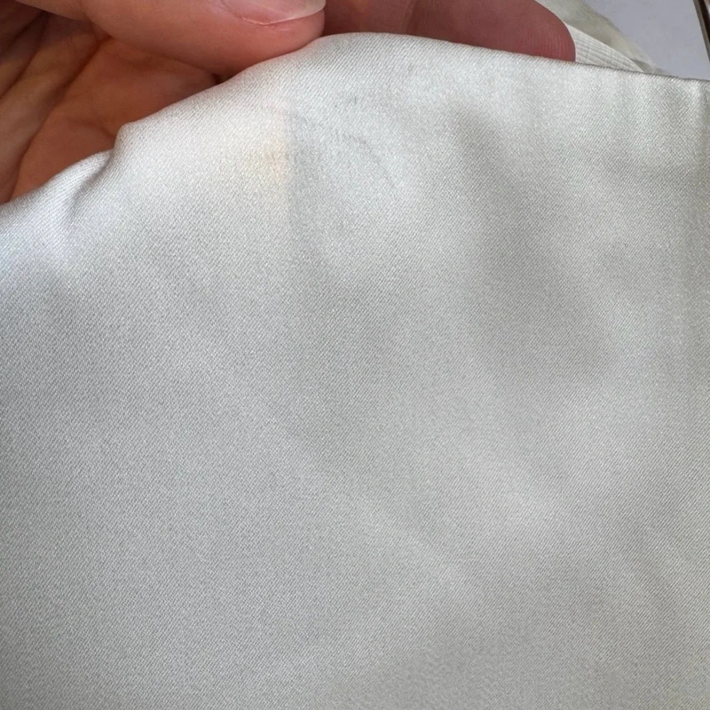 NWT Sandro Passy Bow Crop Top Size 1 — Designer Satin (Defect) - Picture 9 of 11